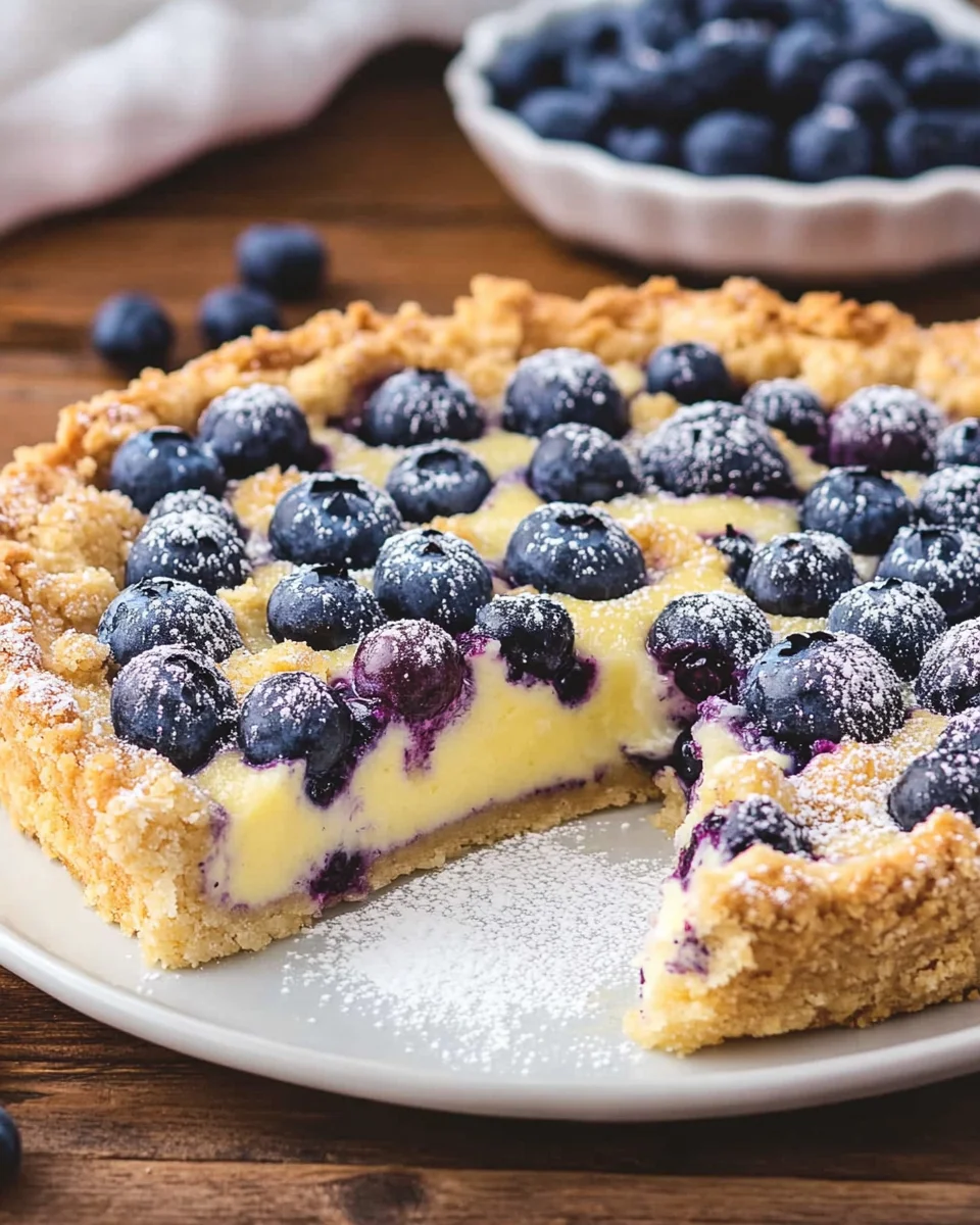 Blaubeerkuchen