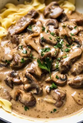 Boeuf Stroganoff