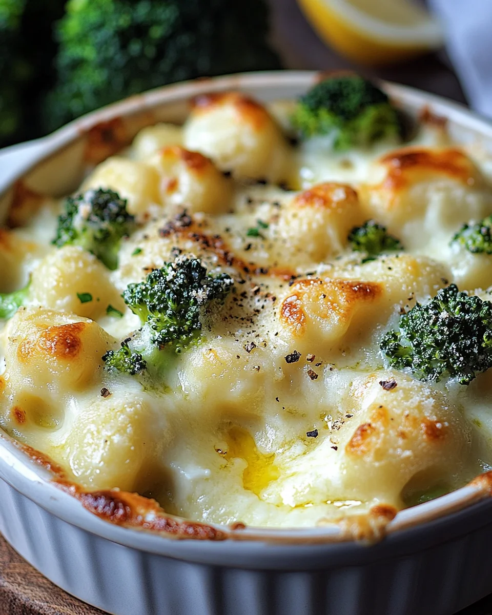Cremiger Gnocchi Brokkoli-Auflauf 20 Cremiger