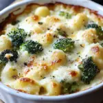 Cremiger Gnocchi Brokkoli-Auflauf