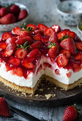 Erdbeertorte mit Biskuit und Quark 27 Erdbeertorte mit Biskuit und Quark