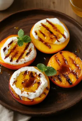 Gegrillte Pfirsiche mit Joghurt und Honig 23 Gegrillte Pfirsiche mit Joghurt und Honig