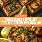 Griechischer gegrillter Tofu mit Zitrone und Thymian 17 Pinterest Hidden Image