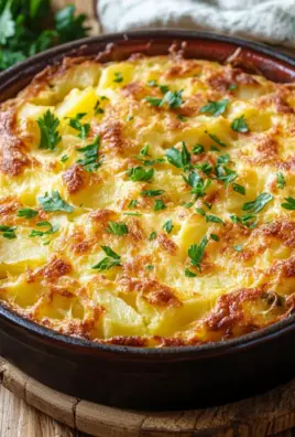 Hüttenkäse Kartoffelrösti Auflauf