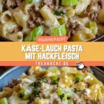 Käse-Lauch Pasta mit Hackfleisch 23 Pinterest Hidden Image