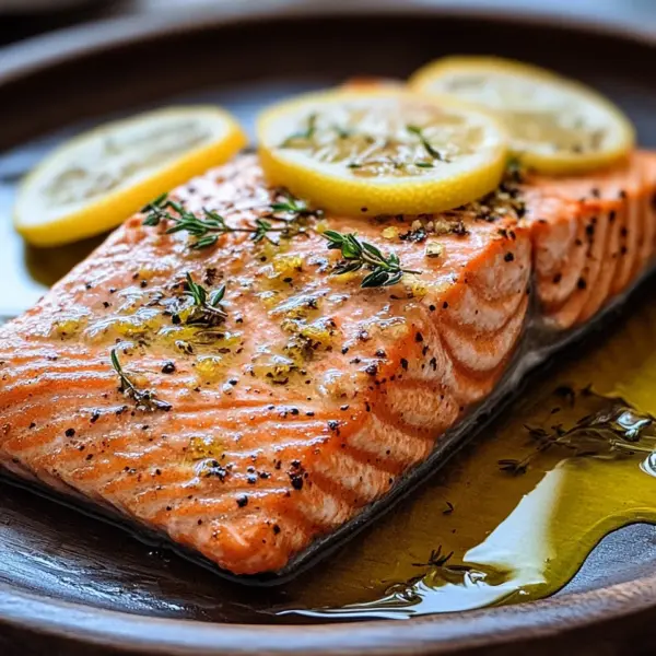 Köstliches und super saftiges Lachsfilet aus dem Ofen