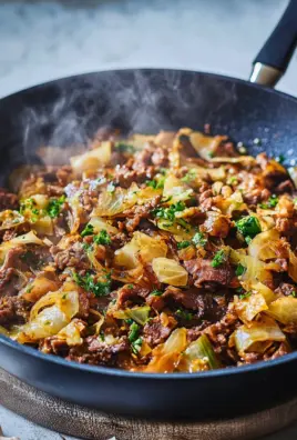 Kohl-Hack-Pfanne