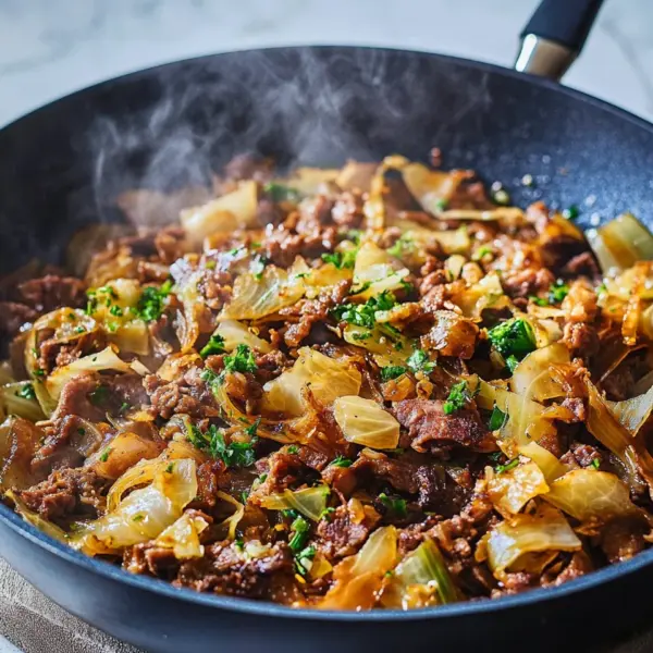 Kohl-Hack-Pfanne