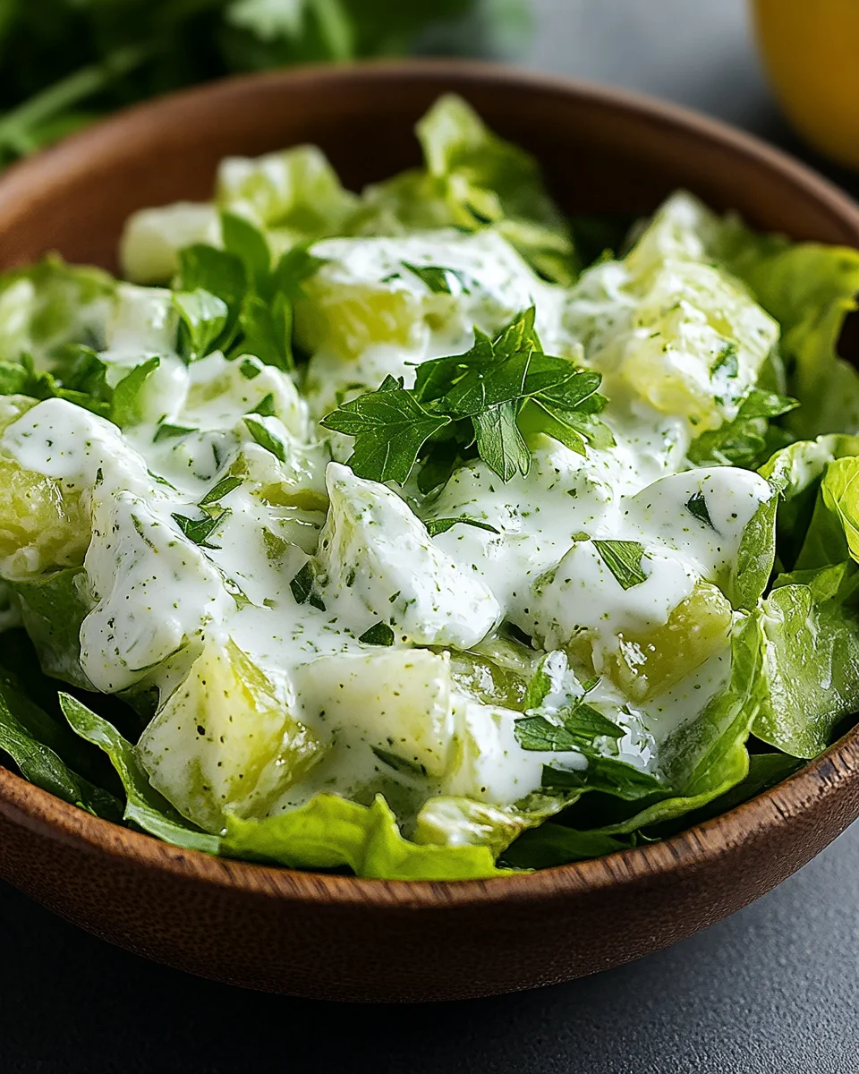 Kopfsalat mit Omas Sahne-Zitronen-Dressing 22 Kopfsalat mit Omas Sahne-Zitronen-Dressing