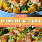 Lachsauflauf mit Gemüse 23 Pinterest Hidden Image