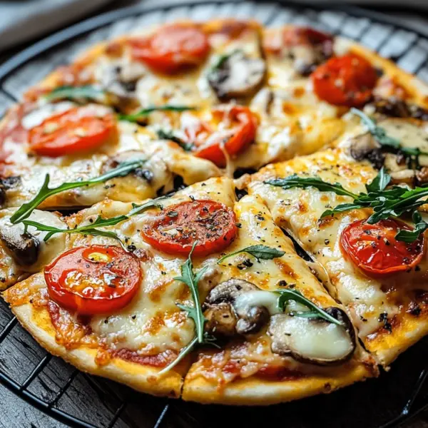 Low Carb Schüttelpizza