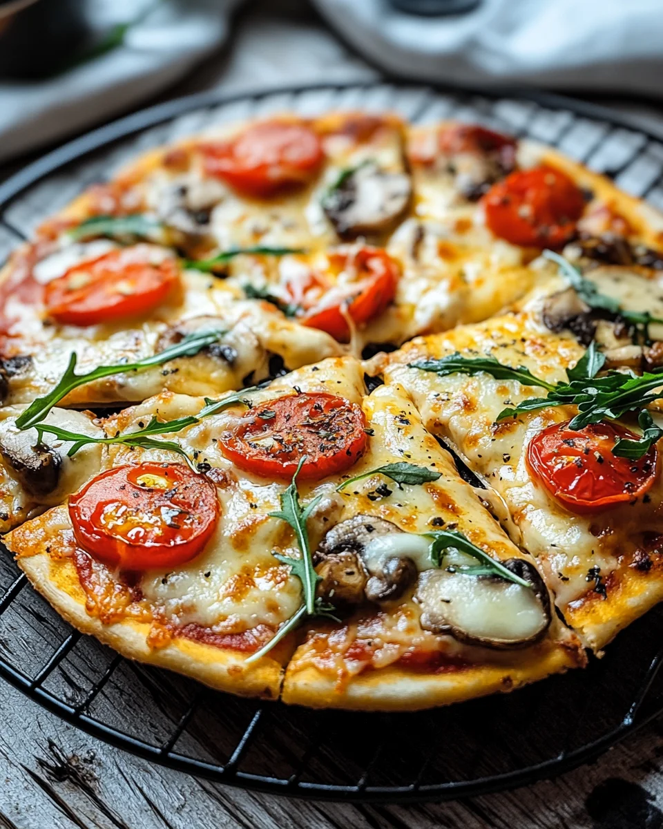 Low Carb Sch&uuml;ttelpizza