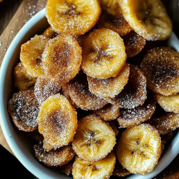 Luftfritteuse Zimt Bananen