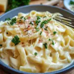 Nudeln in K&auml;se Sahne So&szlig;e