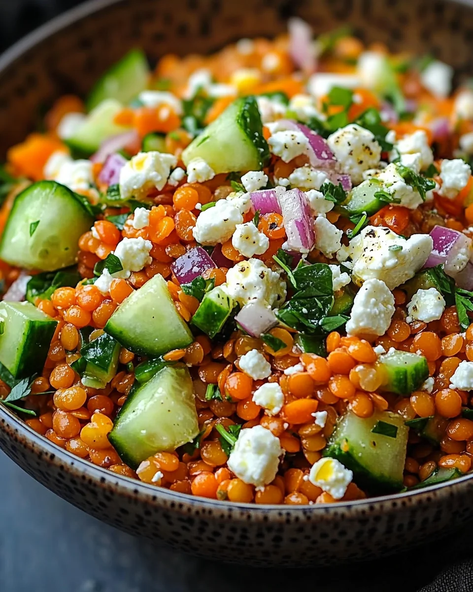 Orientalischer Rote Linsensalat mit 23 Orientalischer
