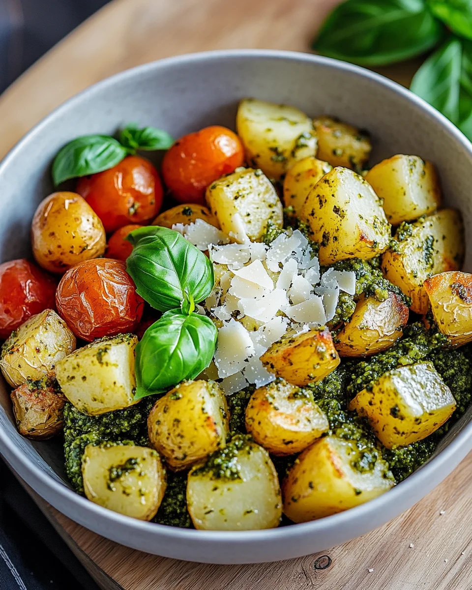 Pesto-Kartoffel-Bowl