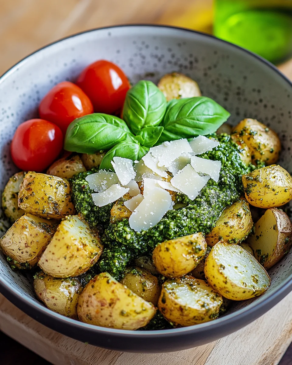 Pesto-Kartoffel-Bowl