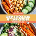Quinoa-Gemüse-Bowl mit Tahini-Dressing 22 Pinterest Hidden Image