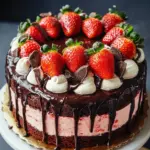 Saftige Erdbeer-Schoko-Torte