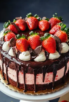 Saftige Erdbeer-Schoko-Torte