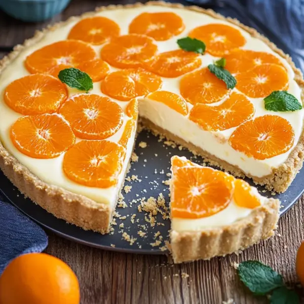 Schmandkuchen mit Mandarinen oder Faule Weiber Kuchen