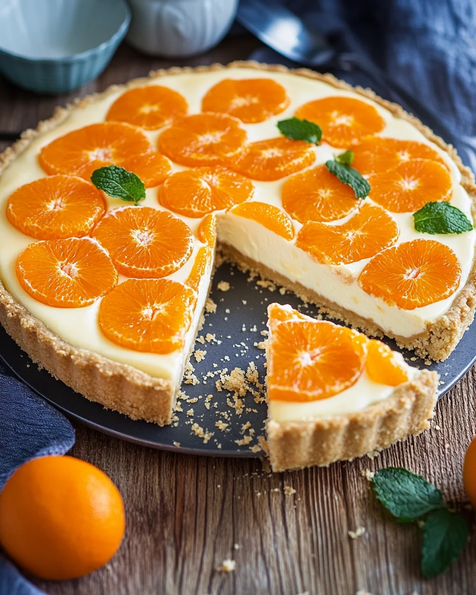 Schmandkuchen mit Mandarinen oder Faule Weiber Kuchen