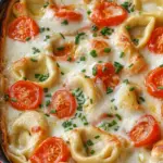 Tortellini-Auflauf mit Tomaten & Mozzarella