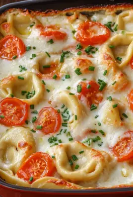Tortellini-Auflauf mit Tomaten & Mozzarella
