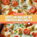 Tortellini-Auflauf mit Tomaten & Mozzarella 18 Pinterest Hidden Image