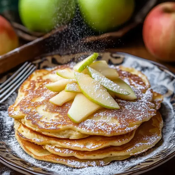 Apfelpfannkuchen klassisch und fluffig