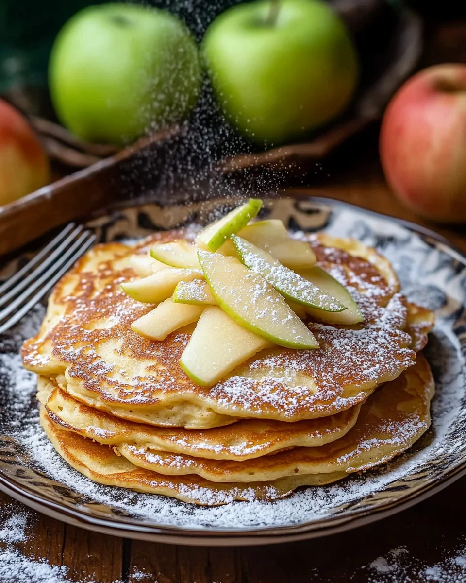 Apfelpfannkuchen klassisch und fluffig