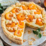 Aprikosenkuchen mit Quark und Streuseln