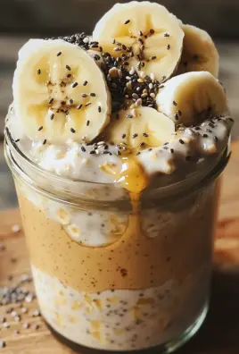 Bananen-Erdnussbutter Overnight Oats