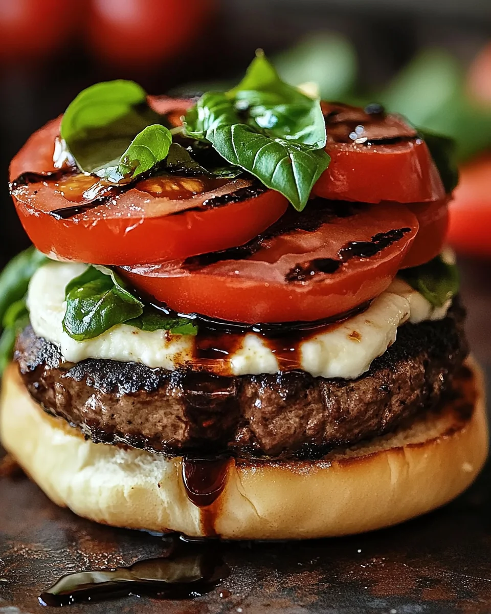 Bruschetta-Burger