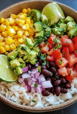 Bunte Burrito-Bowl