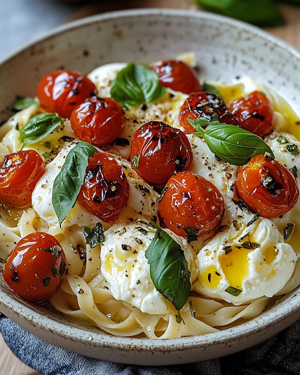 Burrata Pasta mit Tomaten aus dem Ofen 24 Burrata Pasta mit Tomaten aus dem Ofen