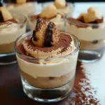 Capuccino-Creme, die wie Tiramisu schmeckt