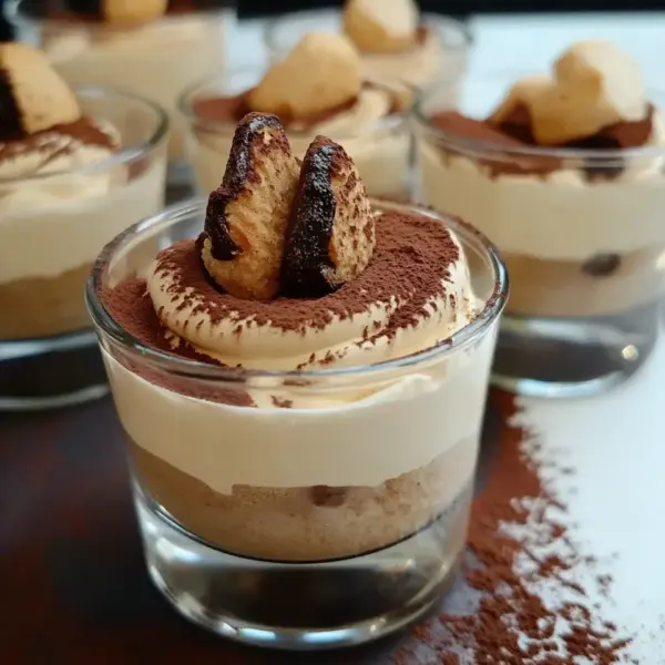 Capuccino-Creme, die wie Tiramisu schmeckt