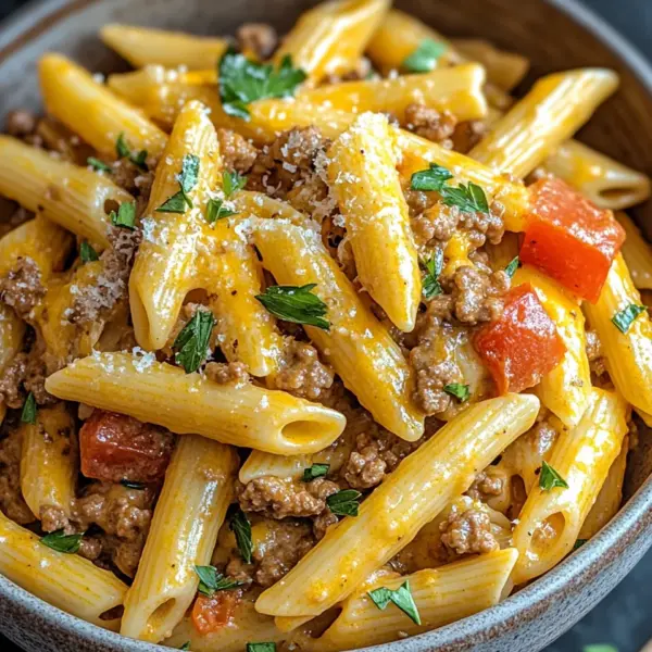 Cheeseburger-Pasta
