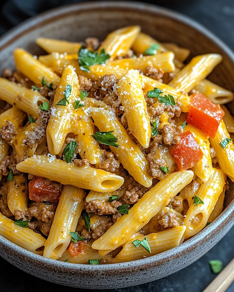Cheeseburger-Pasta