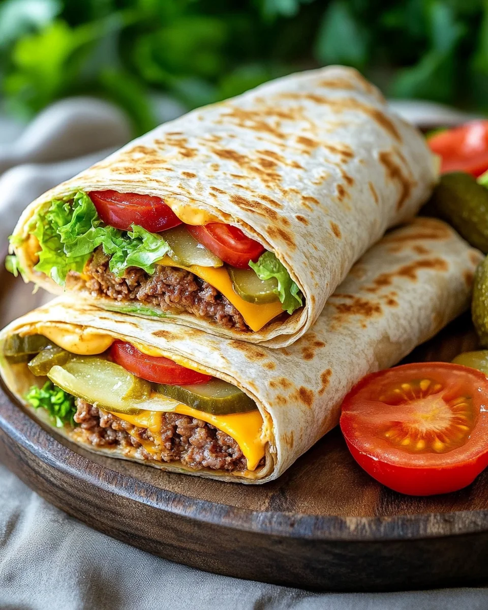 Cheeseburger-Wraps 21 Cheeseburger-Wraps