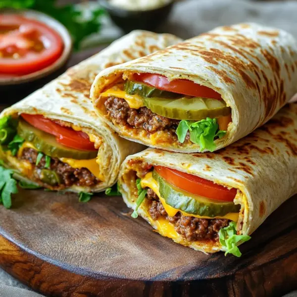 Cheeseburger-Wraps