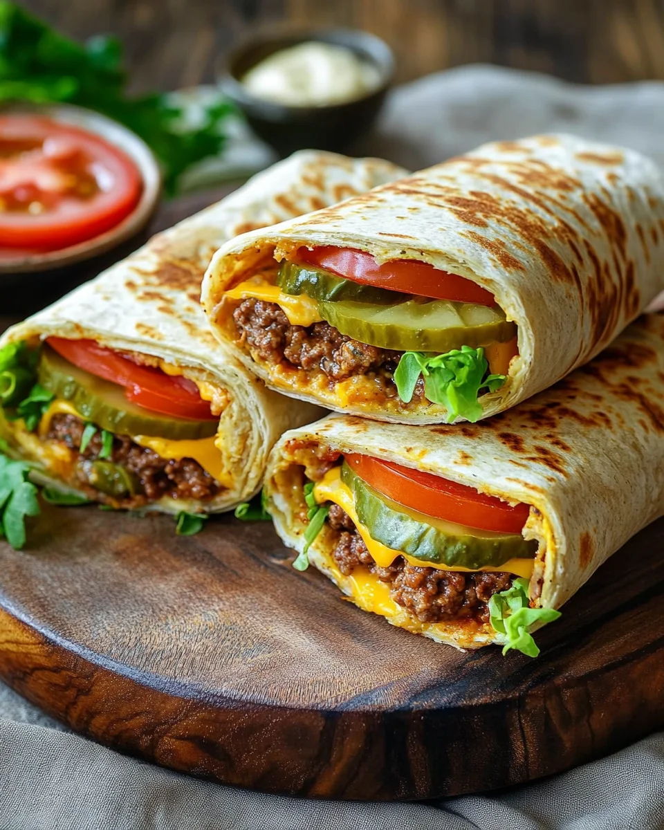 Cheeseburger-Wraps 23 Cheeseburger-Wraps