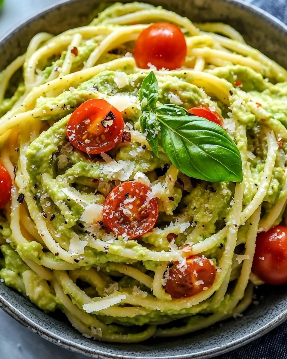 Cremige Avocado Pasta