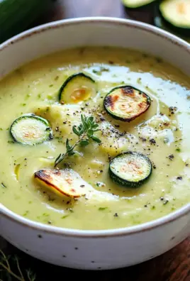 Cremige Zucchinisuppe