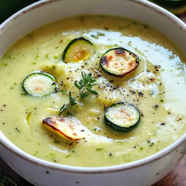 Cremige Zucchinisuppe