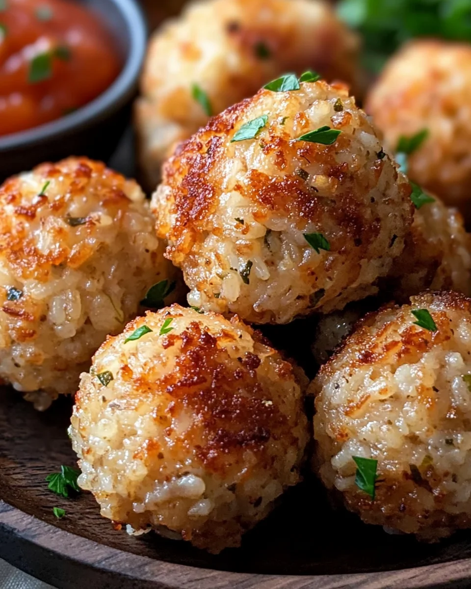 Crispy Rice Meatballs from the Air Fryer 18 Crispy
