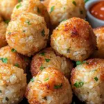 Crispy Rice Meatballs from the Air Fryer