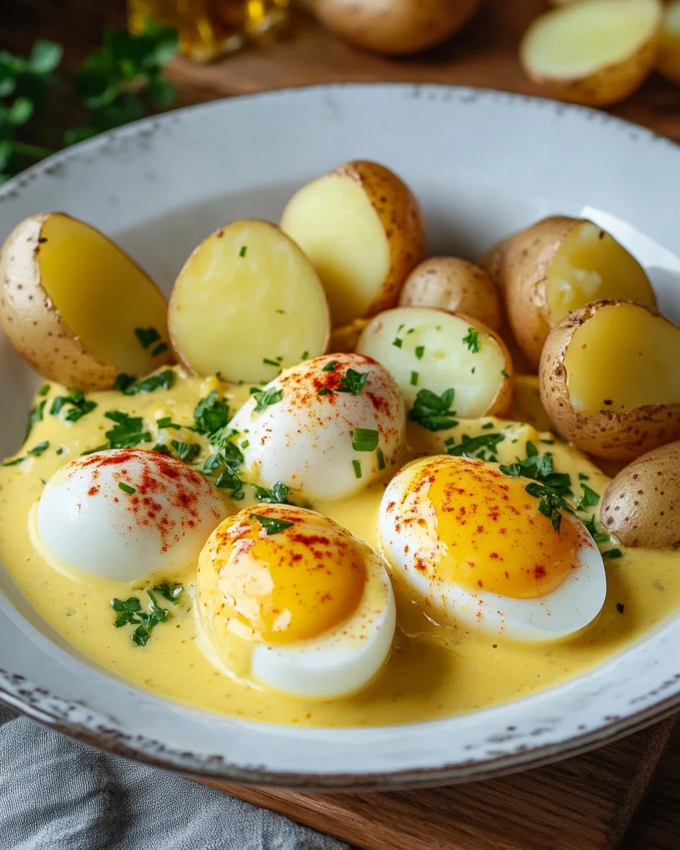 Eier in Senfso&szlig;e
