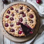 Einfacher und schneller Kirsch-Streusel-Kuchen